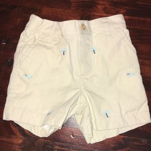 Janie and Jack alligator and palm tree shorts